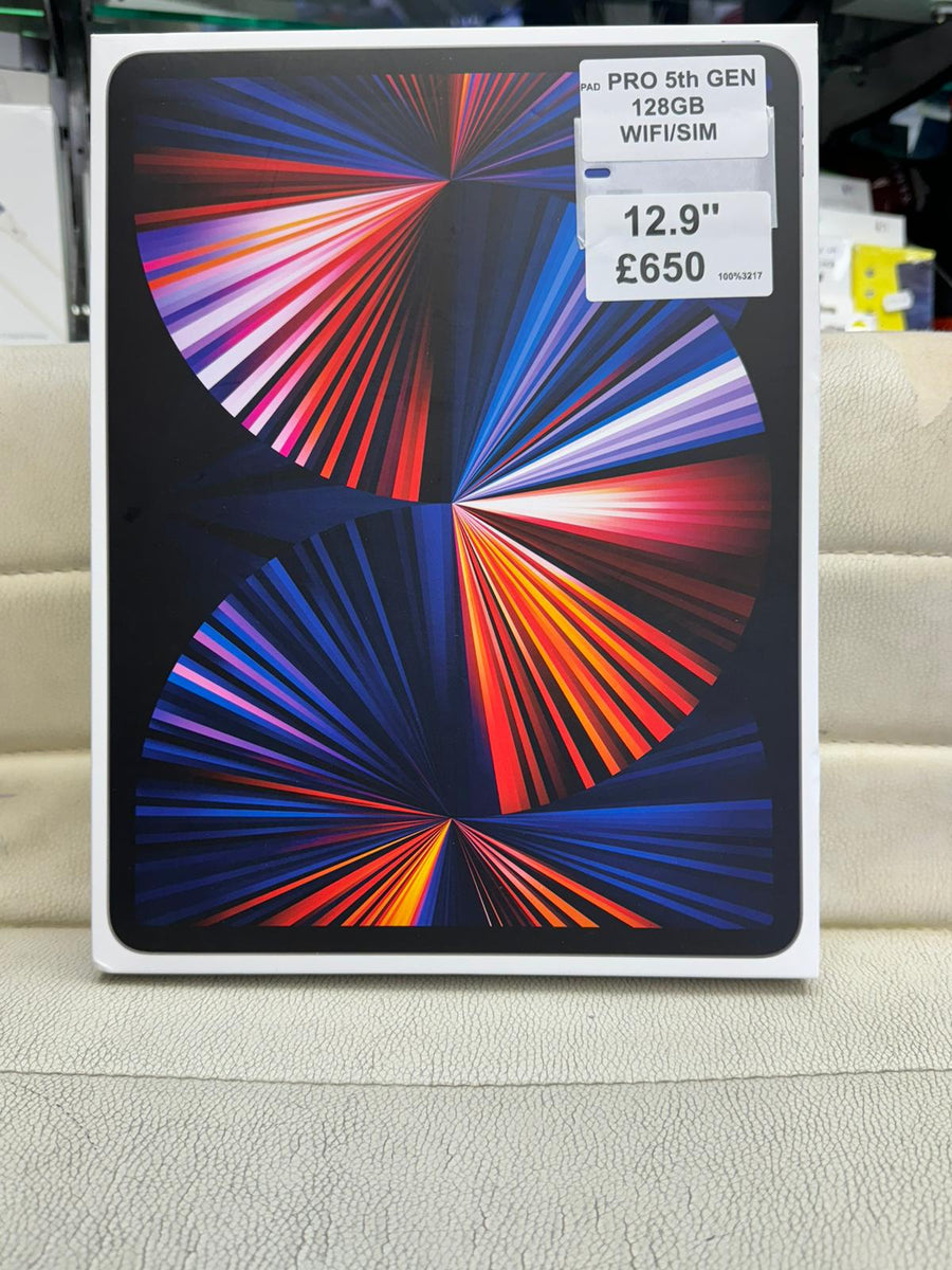 IPAD PRO 5TH GEN 128GB WIFI/SIM JUST 1 WEEK USED 100% BATTERY
