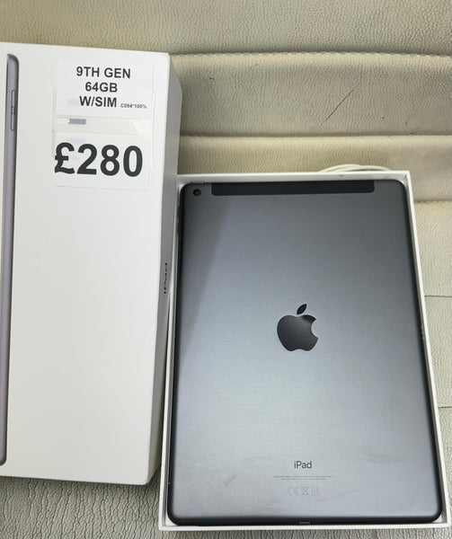 IPAD 9 GENERATION 64GB WIFI AND SIM – fones52uk