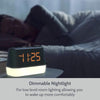 MiniGlow i-box Bedside Alarm Clock with Nightlight